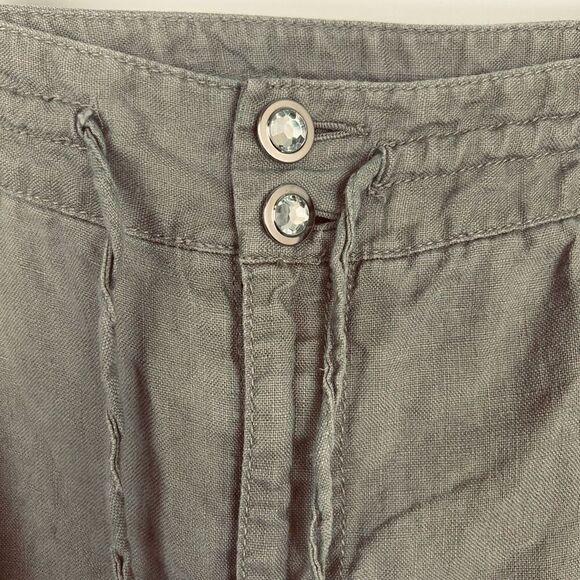 INC International Concepts women’s Pants tan Wide Leg Linen Size 18W coastal bea - Picture 6 of 11